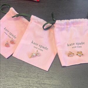 Kate Spade Earrings Trio